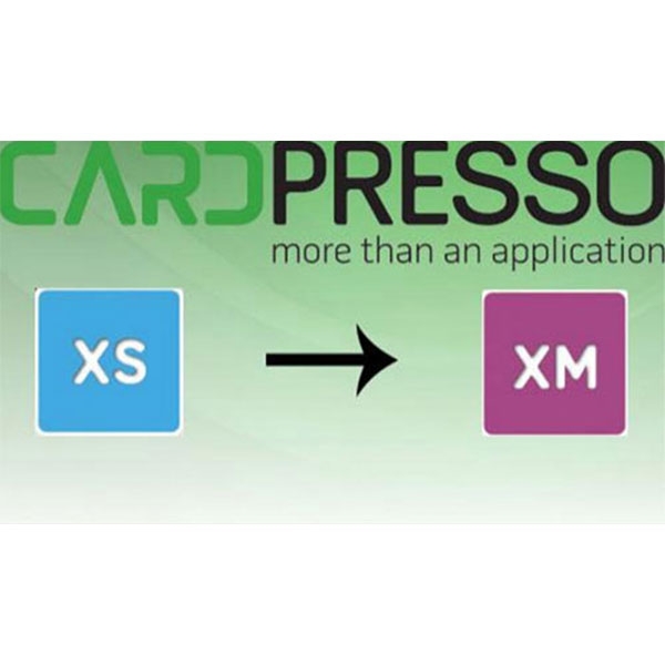Software opgradering fra CardPresso XS til XM. Køb den på www.rddata.dk