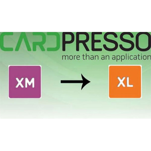 Software opgradering fra CardPresso XM til XL. Køb den på www.rddata.dk