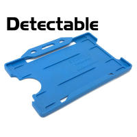 Detekterbar kortholder, blå