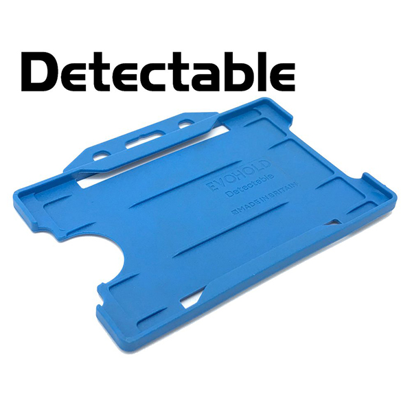 Detekterbar kortholder, blå