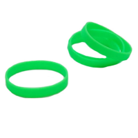 Silicone armbånd grøn